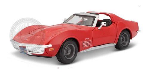 Miniatura Chevrolet Corvette 1970 Vermelho Maisto 1/24 Imagem de Miniatura Chevrolet Corvette 1970 Vermelho Maisto 1/24