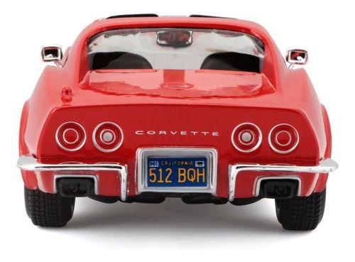 Imagem de Miniatura Chevrolet Corvette 1970 Vermelho Maisto 1/24