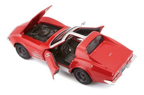 Miniatura Chevrolet Corvette 1970 Vermelho Maisto 1/24 Imagem de Miniatura Chevrolet Corvette 1970 Vermelho Maisto 1/24