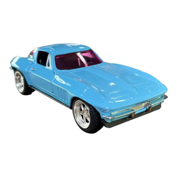 Imagem de Miniatura Chevrolet Corvette Azul Pink Slips Jada 1:32