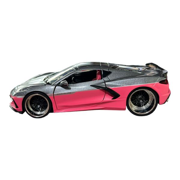 Imagem de Miniatura Chevrolet Corvette C8 Pink Slips Jada 1:24