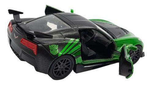 Imagem de Miniatura Chevrolet Corvette Verde Transformers Jada 1:32