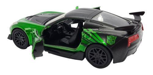 Imagem de Miniatura Chevrolet Corvette Verde Transformers Jada 1:32