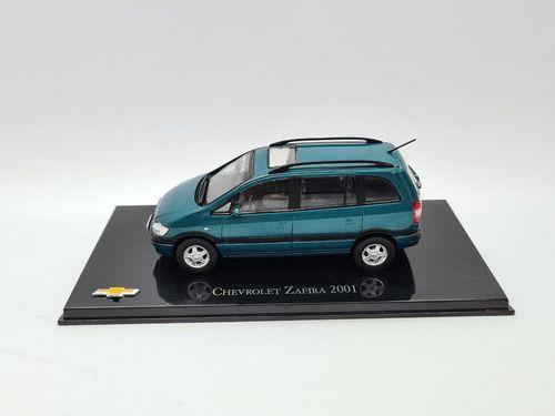 Imagem de Miniatura Chevrolet Zafira 2001 Verde Metal Escala 1:43