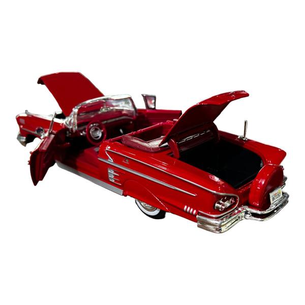 Imagem de Miniatura Chevy Impala 1958 Vermelho 1:24