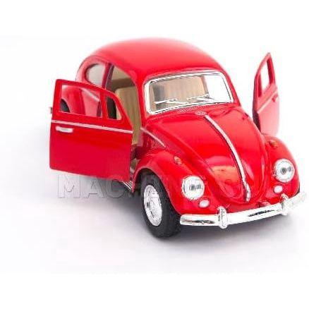 Imagem de Miniatura Coleção Fusca Vermelho 1967  Clássico Escala 1/32