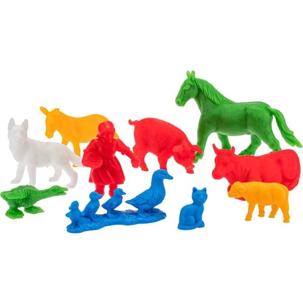 Imagem de Miniatura Colecionavel Fazendinha Colorida 10PCS