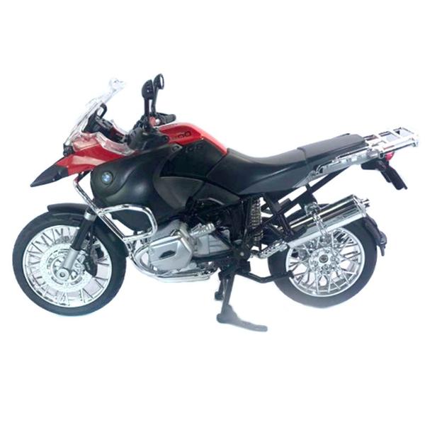 Imagem de Miniatura Da Moto Bmw R1200 Gs, 22 Centímetros, Vermelho 1/9