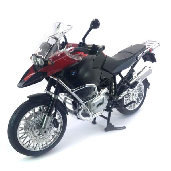 Imagem de Miniatura Da Moto Bmw R1200 Gs, 22 Centímetros, Vermelho 1/9