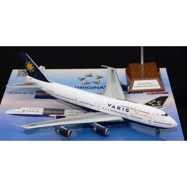 Imagem de Miniatura De Avião Boeing B747-300 Varig Star Alliance 1/200