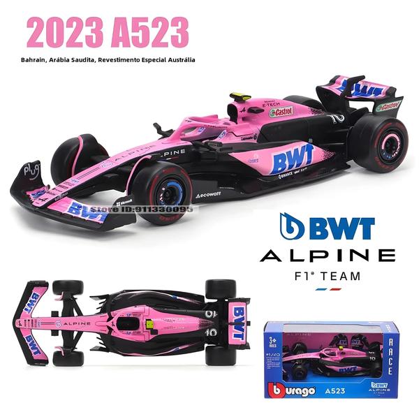 Imagem de Miniatura de Carro F1 Alpine A523 2023 - Pierre Gasly e Esteban Ocon - Escala 1:43