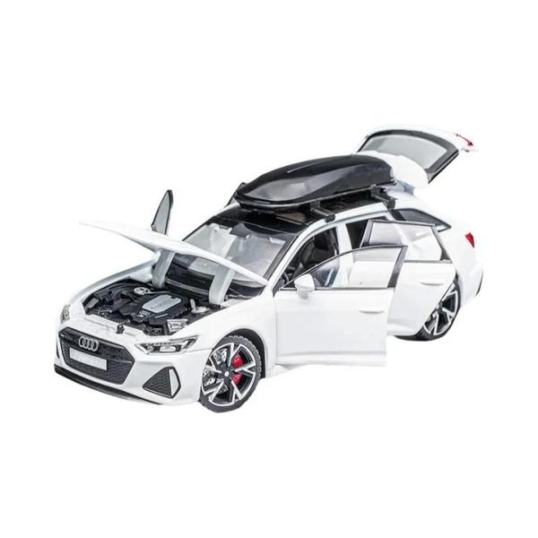 Imagem de Miniatura de Carro Rs6 Edição Preta 1:32 - Modelo de Metal para Crianças