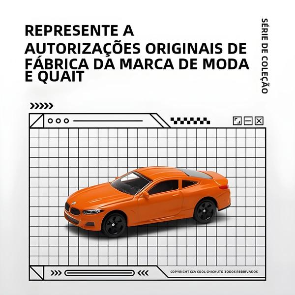 Imagem de Miniatura de Carro Volkswagen e Audi em Escala 1:64 - Modelo de Liga Metálica com Suspensão