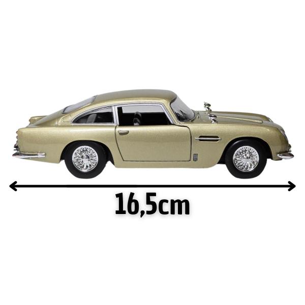 Imagem de Miniatura De Ferro Aston Martin DB5 16cm 1/24 Motor Max