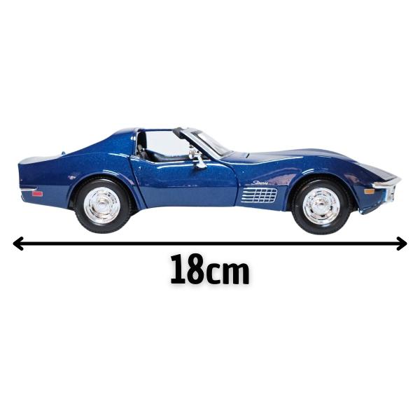 Imagem de Miniatura De Ferro Chevrolet Corvette 1970 1/24 Maisto