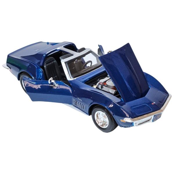 Imagem de Miniatura De Ferro Chevrolet Corvette 1970 1/24 Maisto