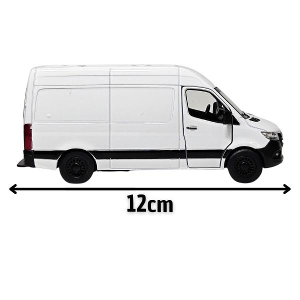 Imagem de Miniatura De Ferro Mercedes-Benz Sprinter 12cm 1/48