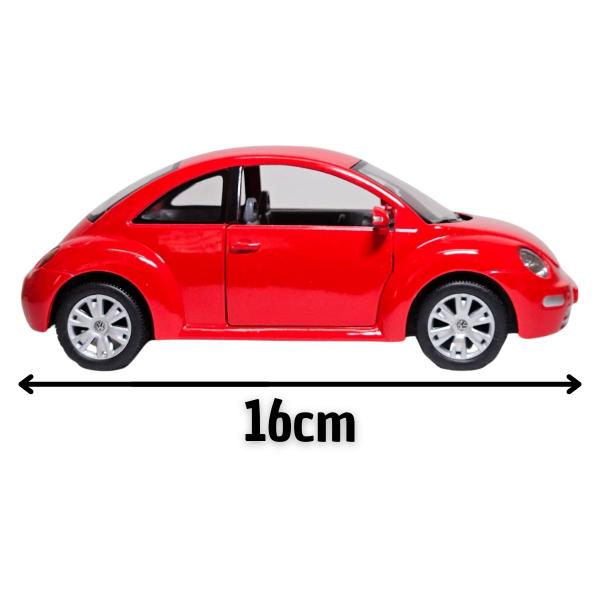 Imagem de Miniatura De Ferro Volkswagen New Beetle 1/24 KINSMART