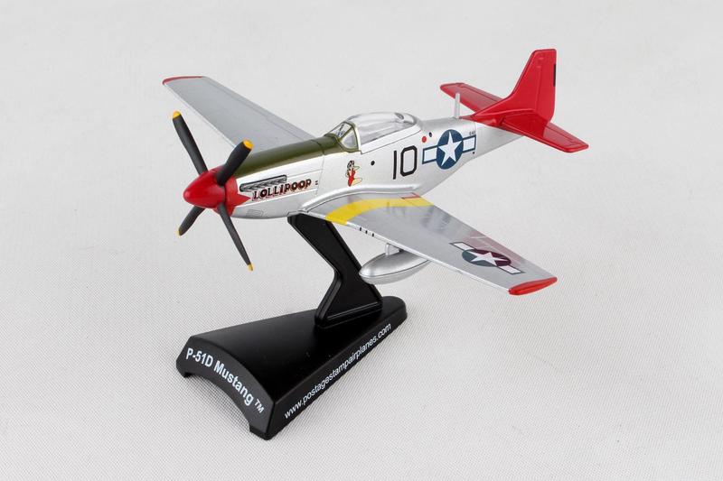 Imagem de Miniatura de metal aviao caça daron p-51d mustang esca 1/100