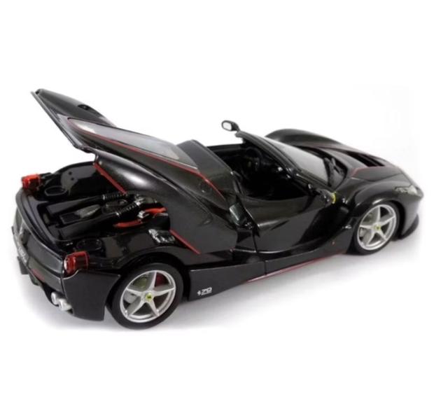 Imagem de Miniatura de metal Ferrari laferrari aperta escala 1/24 bburago