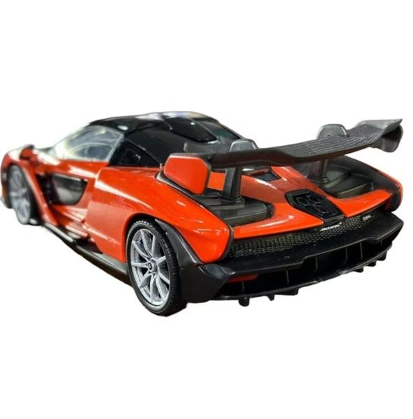 Imagem de Miniatura de metal McLaren Senna cor laranja motormax 1/24