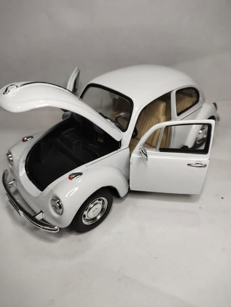 Imagem de Miniatura de metal Volkswagen Fusca escala 1/24 welly