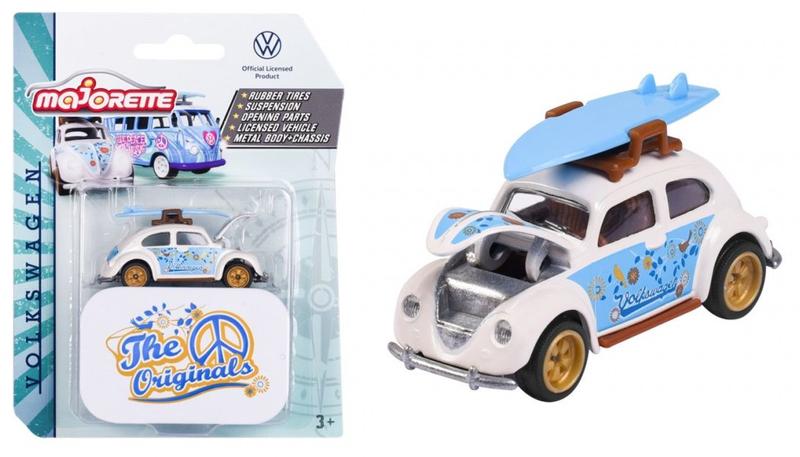 Imagem de Miniatura de Metal - Volkswagen The Originals Deluxe Cars - 1/64 - Majorette