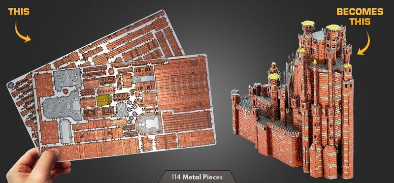 Imagem de Miniatura De Montar Metal Earth Game of Thrones Red Keep