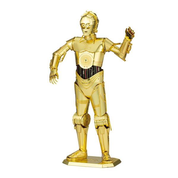 Miniatura de montar metal earth iconx star wars - c-3po Imagem de Miniatura de montar metal earth iconx star wars - c-3po
