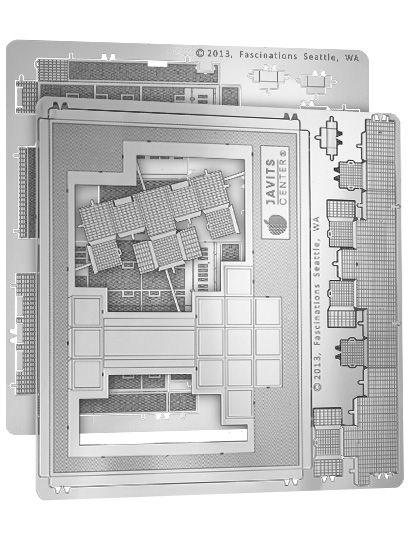 Imagem de Miniatura de montar metal earth - javits convention center