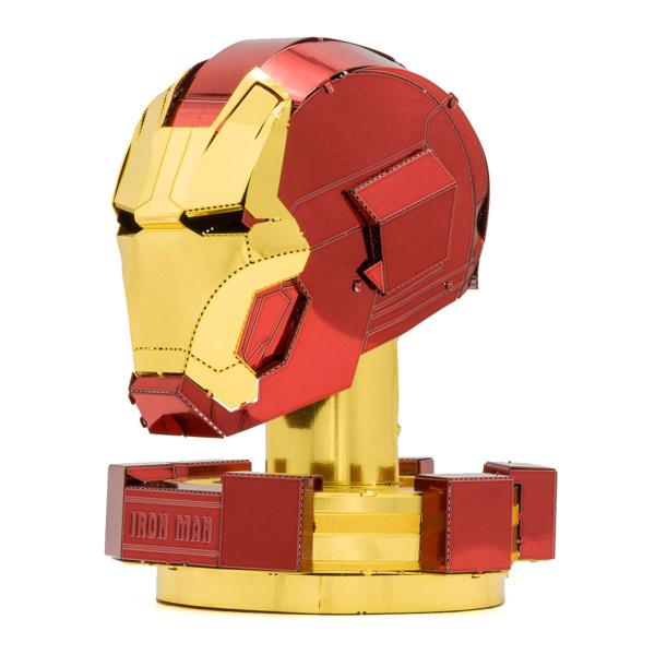 Miniatura De Montar Metal Earth Marvel Aveng Iron Man Helmet Imagem de Miniatura De Montar Metal Earth Marvel Aveng Iron Man Helmet