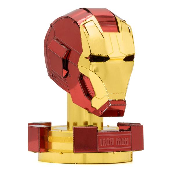 Miniatura De Montar Metal Earth Marvel Aveng Iron Man Helmet Imagem de Miniatura De Montar Metal Earth Marvel Aveng Iron Man Helmet