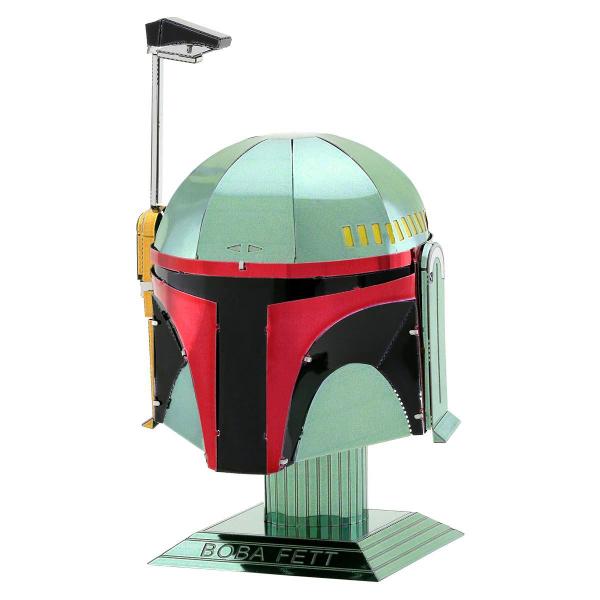 Imagem de Miniatura De Montar Metal Earth Star Wars Boba Fett Helmet