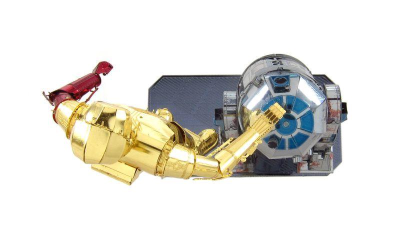 Imagem de Miniatura De Montar Metal Earth Star Wars C-3PO & R2-D2