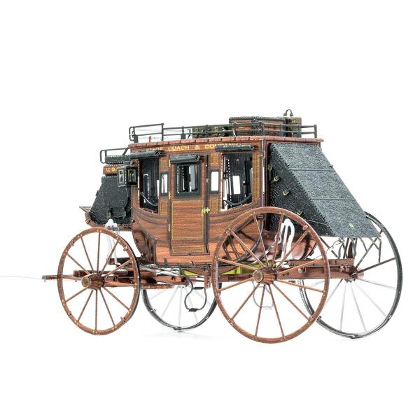 Imagem de Miniatura De Montar Metal Earth Wild West Stage Coach MMS189