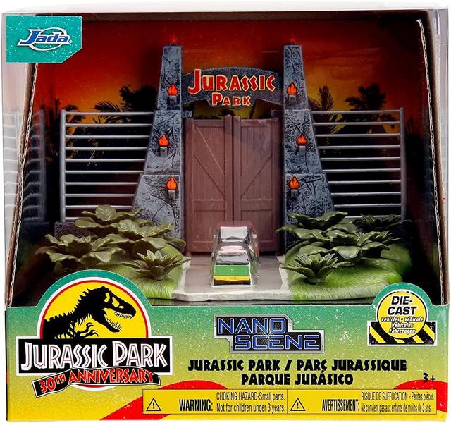 Imagem de Miniatura Diorama Jurassic Park Nano Scene Jada 1:87