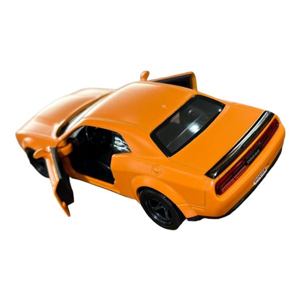 Imagem de Miniatura Dodge Challenger SRT Demon Laranja RMZ 1:38