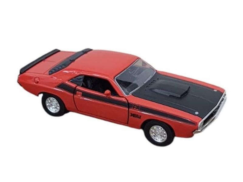 Imagem de Miniatura Dodge Challenger T/A 1970 Welly 1/32 Metal e Fricção Laranja