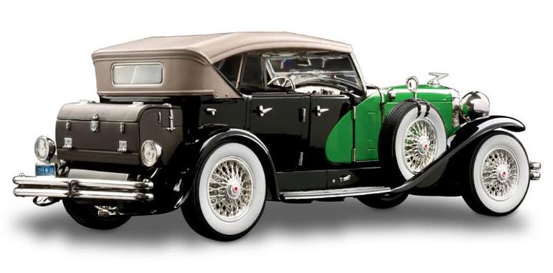 Imagem de Miniatura Duesenberg 1934 Verde/preto Signature Models 1/18