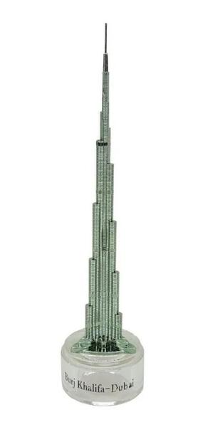 Imagem de Miniatura Edifício Burj Khalifa Dubai 20Cm Prata Escuro