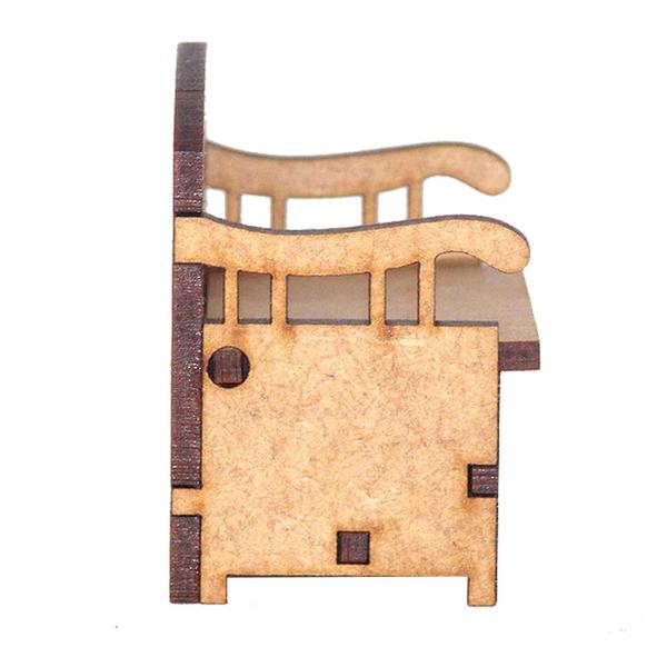 Imagem de Miniatura em Mdf Sofá Baú Woodplan  5 X 6,5 X 3,7 Cm  M1035