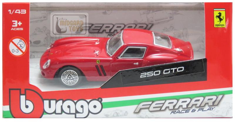 Imagem de Miniatura em Metal - Ferrari Race & Play - Box - 1/43 - Bburago