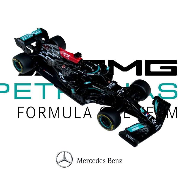 Imagem de Miniatura F1 Mercedes W12 Amg Petro 77- Valtteri Bottas-2021