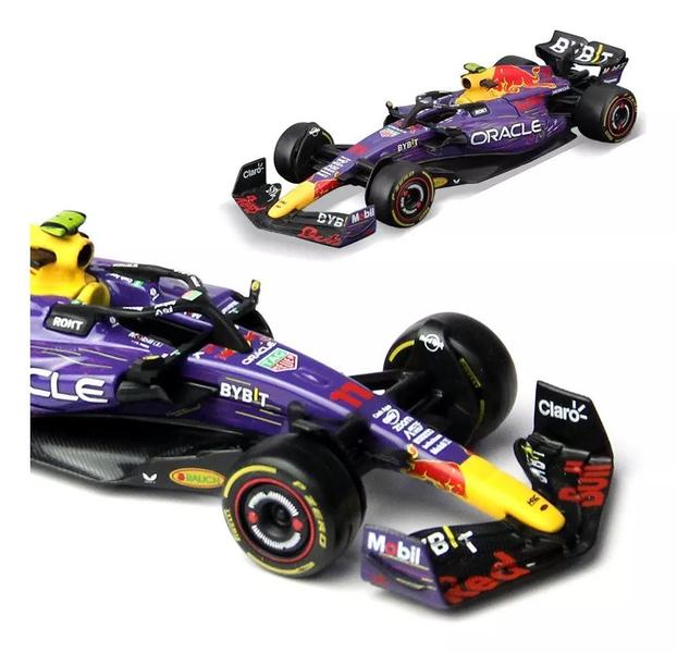 Imagem de Miniatura F1 Oracle Red Bull Las Vegas 2023 1 Max Verstappen ou 11 Sergio Perez - Bburago 1/43