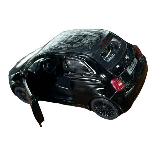 Imagem de Miniatura Fiat 500e Preto 1:28