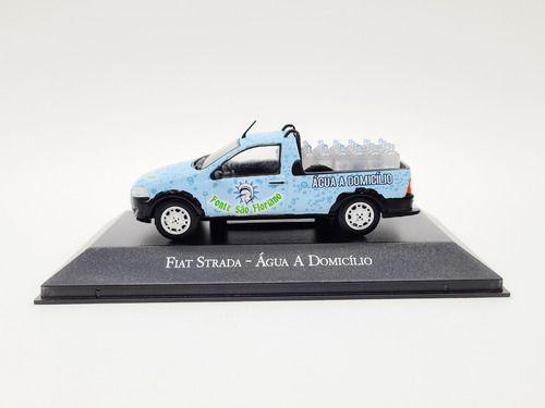 Imagem de Miniatura Fiat Strada Água A Domicílio Carro De Serviço 1:43