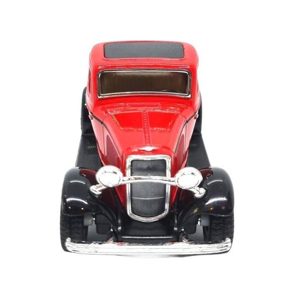 Imagem de Miniatura Ford 3 Window Coupe 1932 Kinsmart 1/34 Metal e Fricção Vermelho,