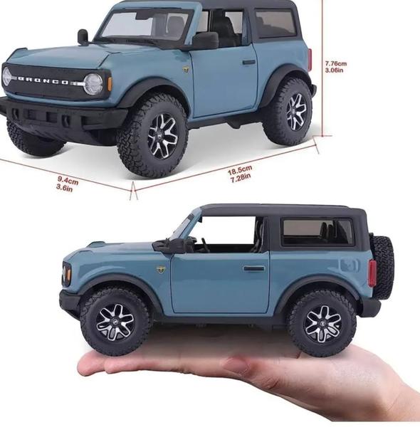 Imagem de Miniatura Ford bronco badlands 2021 escala 1/24 bburago