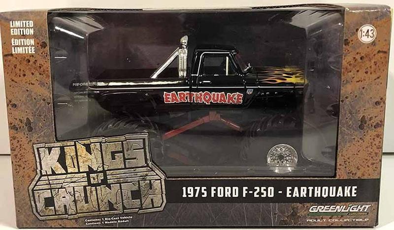 Miniatura Ford F-250 1975 Earthquake Greenlight 1/43 Imagem de Miniatura Ford F-250 1975 Earthquake Greenlight 1/43