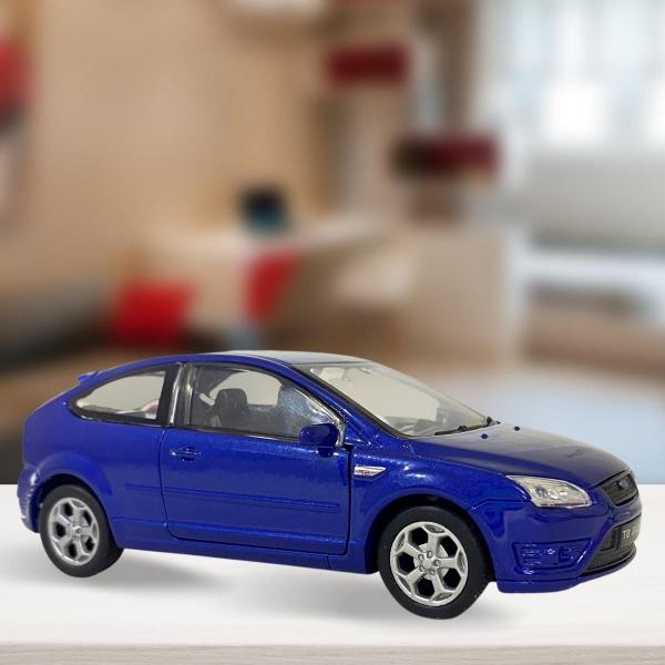 Imagem de Miniatura Ford Focus Carrinho Metal Abre Porta Carro Coleção